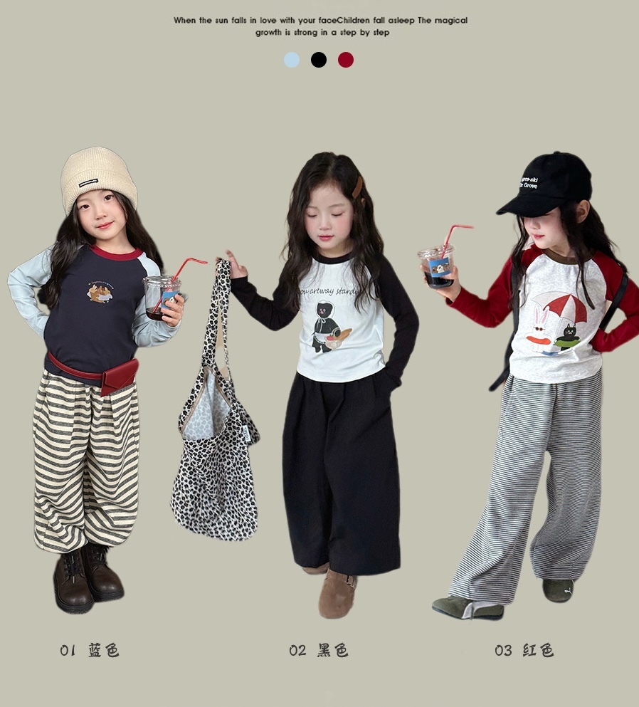 插肩修身上衣(90-170)