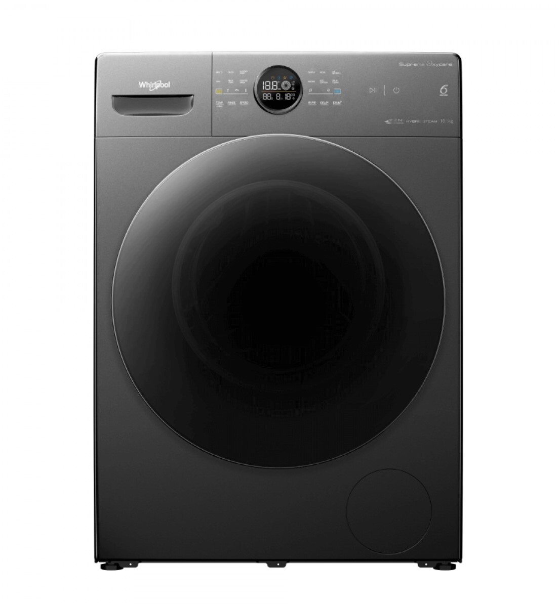 惠而浦 Whirlpool   FWMD10502GG‧Supreme Oxycare 變頻蒸氣‧前置式洗衣機‧10.5公斤/1400轉‧香港行貨,原廠2年全機及10年摩打保養‧