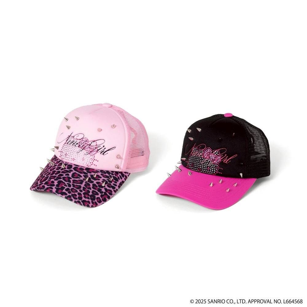 【9090 girl】0124發售 ×HELLO KITTY Studded Mesh Cap
