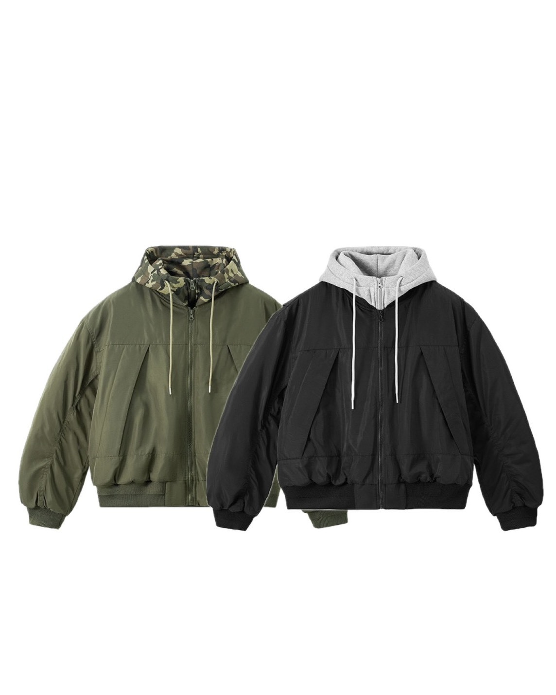 可拆卸 假兩件 Cleanfit 連帽 #夾克外套