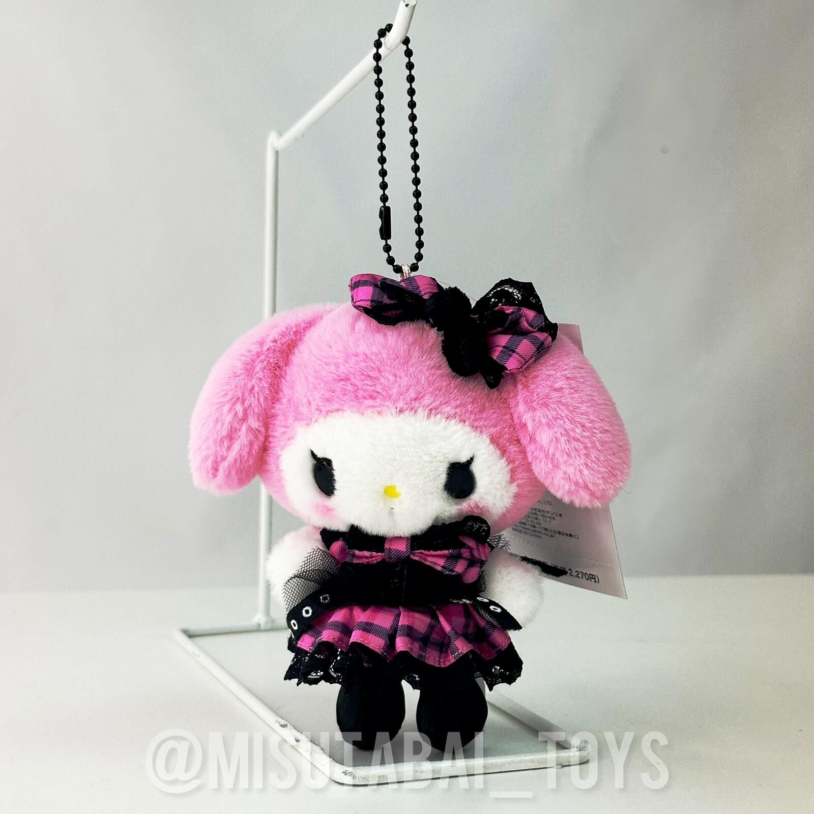 MY MELODY 毛公仔鑰匙扣 (搖滾風格系列)