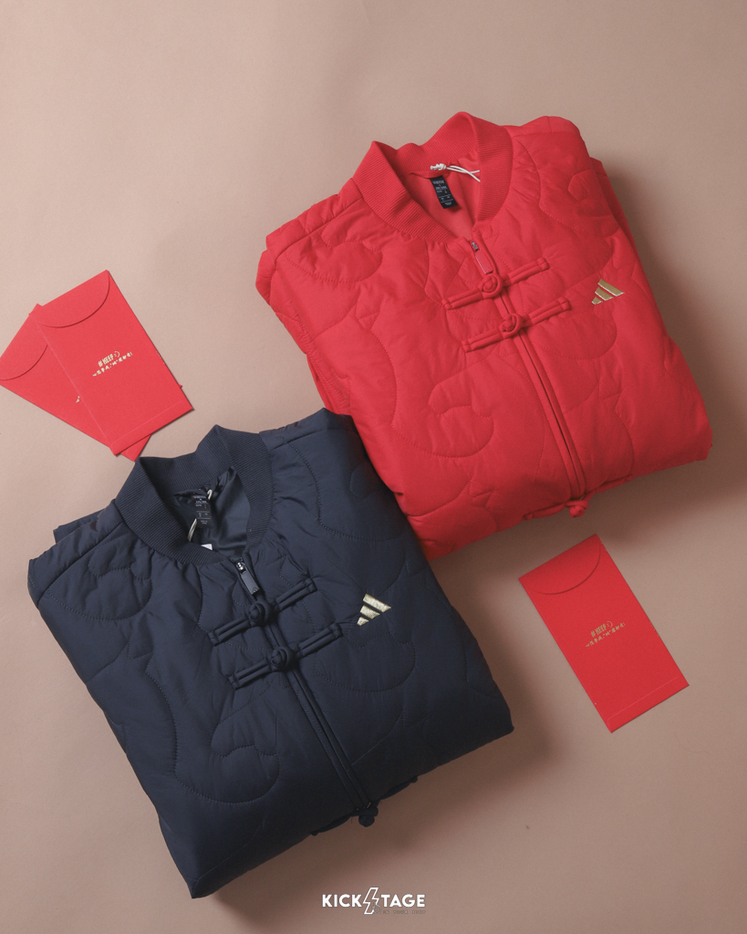 男女款 ADIDAS NYR QUIL TED JKT 黑色 紅色 中國風 新年 馬年 新中式 外套【KS0408/KQ5096】ADLP CNY