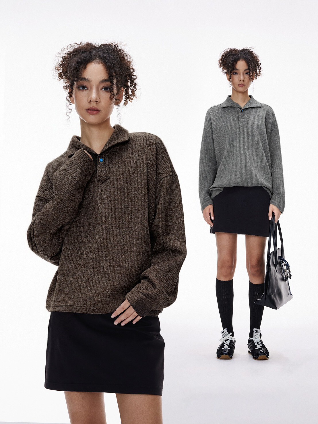 復古 老錢風 POLO 肌理感 #長袖