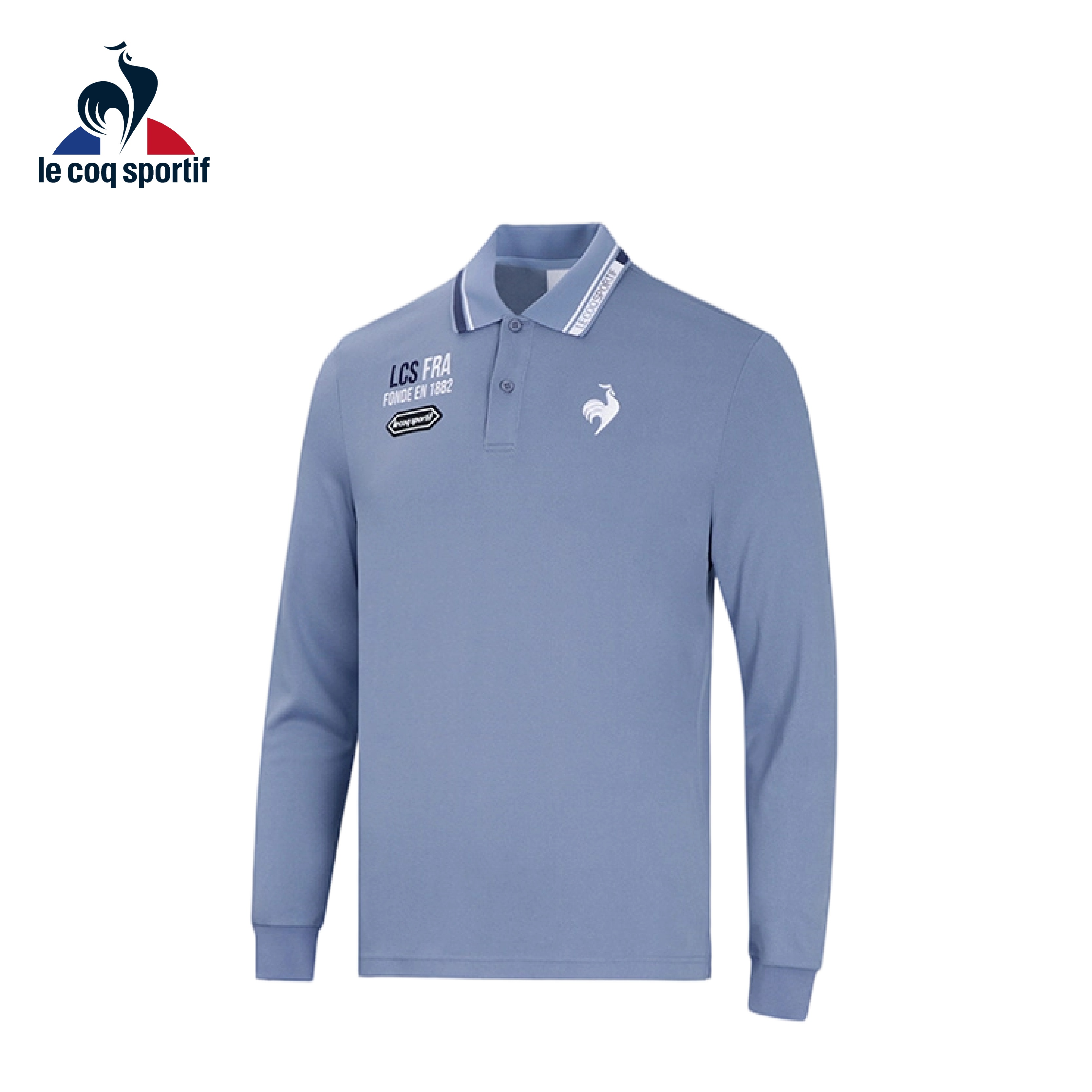 LE COQ SPORTIF 法國公雞 休閒經典長袖POLO衫 男款 (2色)12MXN21320