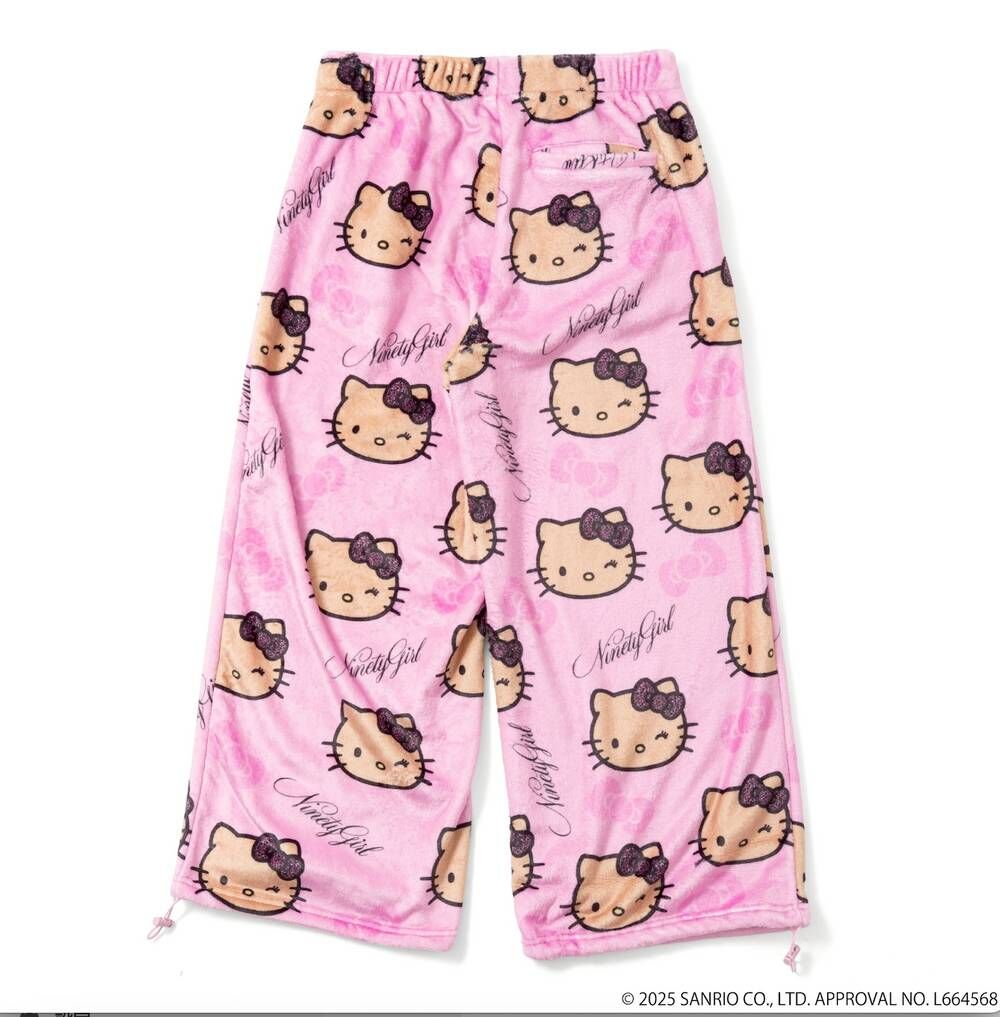 【9090 girl】0124發售 ×HELLO KITTY Mocomoco Gal Pants