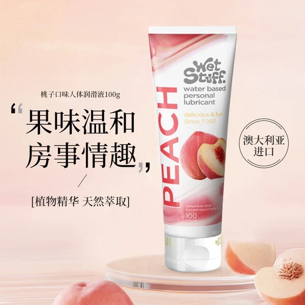 Wet Stuff 水性口交潤滑液 蜜桃味 100g
