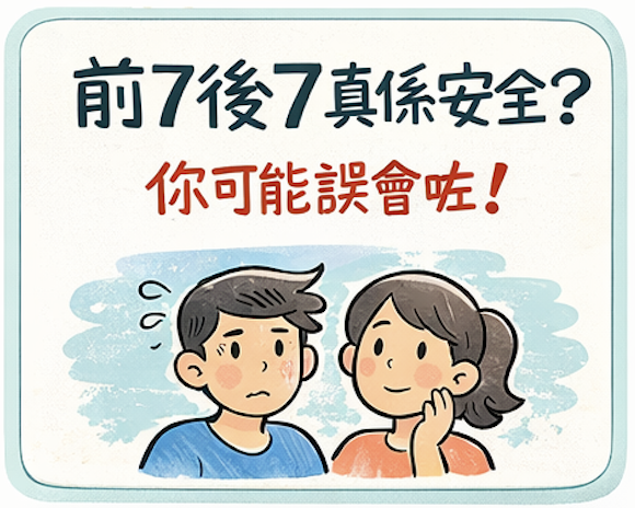 主圖，很多人誤會排卵期計算方法