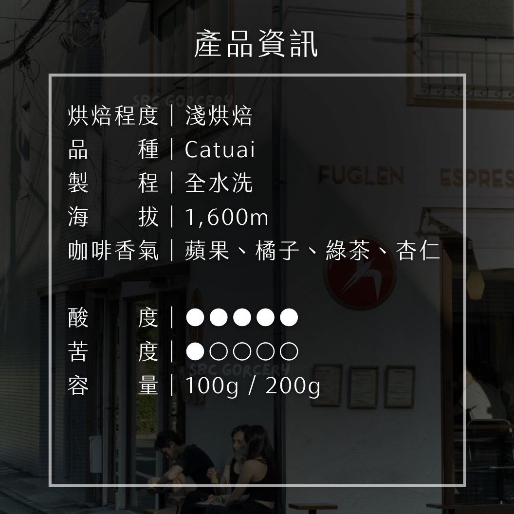 【即將抵台】𝗙𝘂𝗴𝗹𝗲𝗻 挪威候鳥咖啡 CABALLERO/HONDURAS