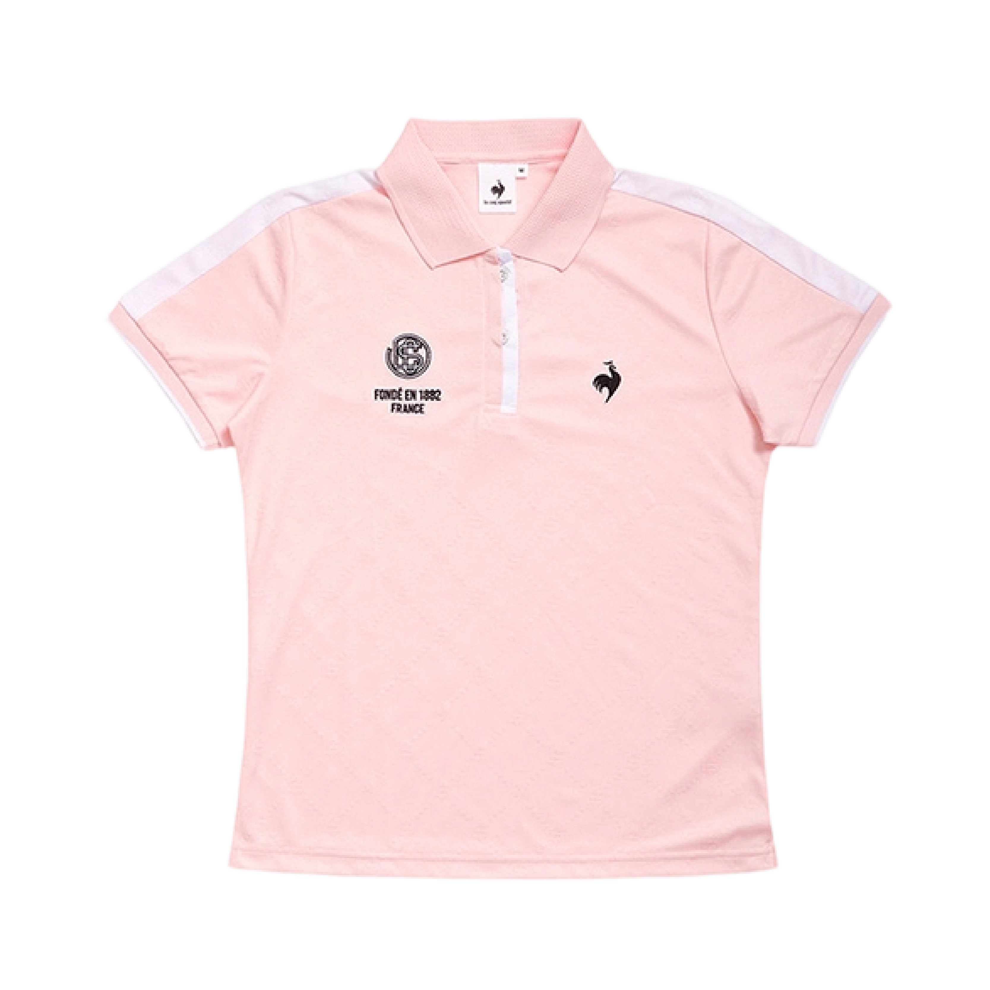 LE COQ SPORTIF 法國公雞 短袖POLO衫 女款 (玫瑰水晶色) 10MX22341