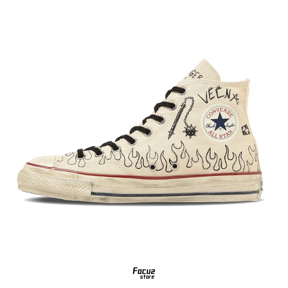 【Focus Store】預購 Stranger Things x Converse ALL STAR AGED 87 HC HI "Natural" 米白色 怪奇物語聯名 31317091210