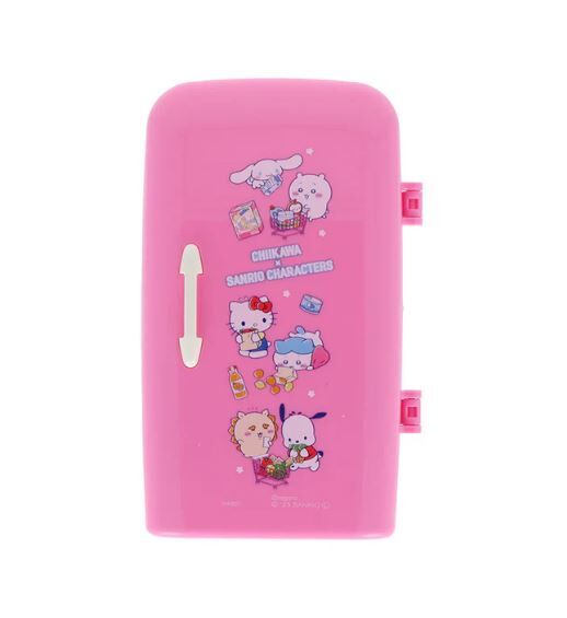 Chiikawa × Sanrio Characters Refrigerator Pen Stand (Pink)