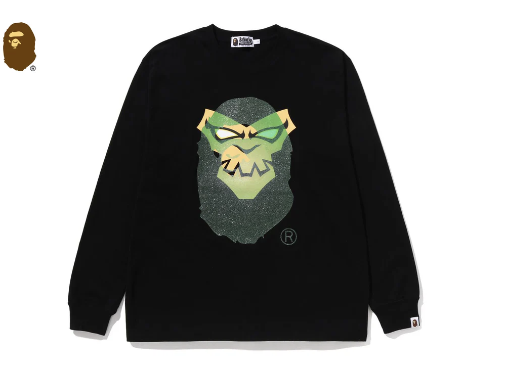 【BAPE男生】0124 發售 正反面薄長 BAPEMAN-X LS TEE