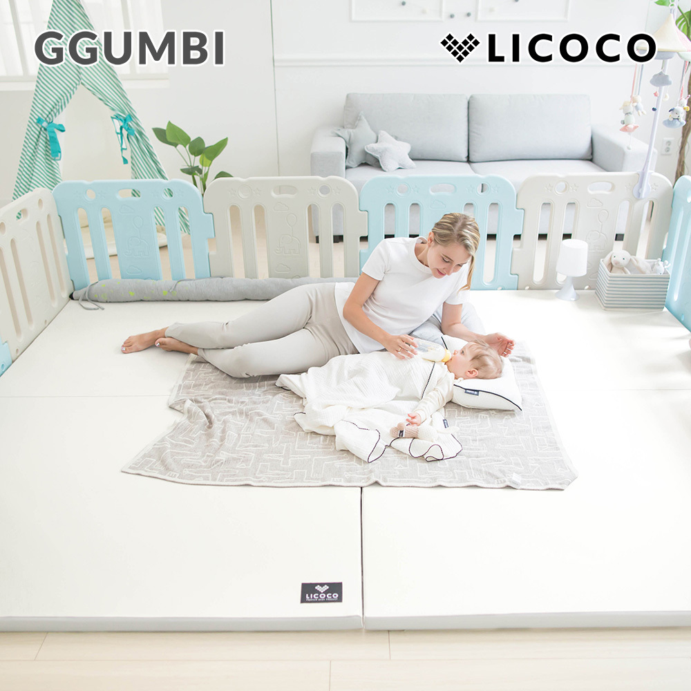 GGUMBI CLEAN ROLL MAT 卷式收納遊戲地墊 [SOFT] (160 X 120 CM)