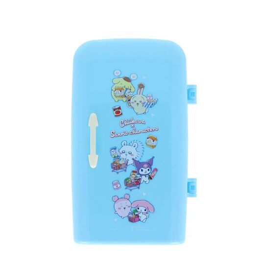 Chiikawa × Sanrio Characters Refrigerator Pen Stand (Blue)