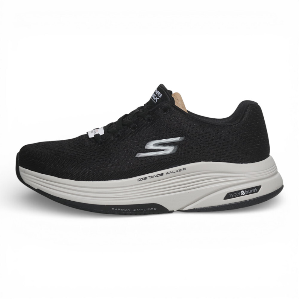 SKECHERS 健走鞋 GO WALK DISTANCE WALKER 黑白 足弓 男 216534BKGY