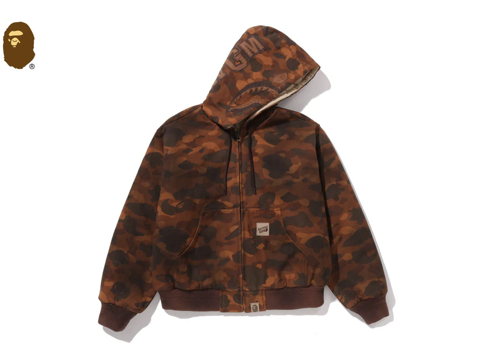 【BAPE男生】0124 發售 雙面穿重磅 SOLID 1ST CAMO REVERSIBLE SHARK ZIP HEAVY JACKET