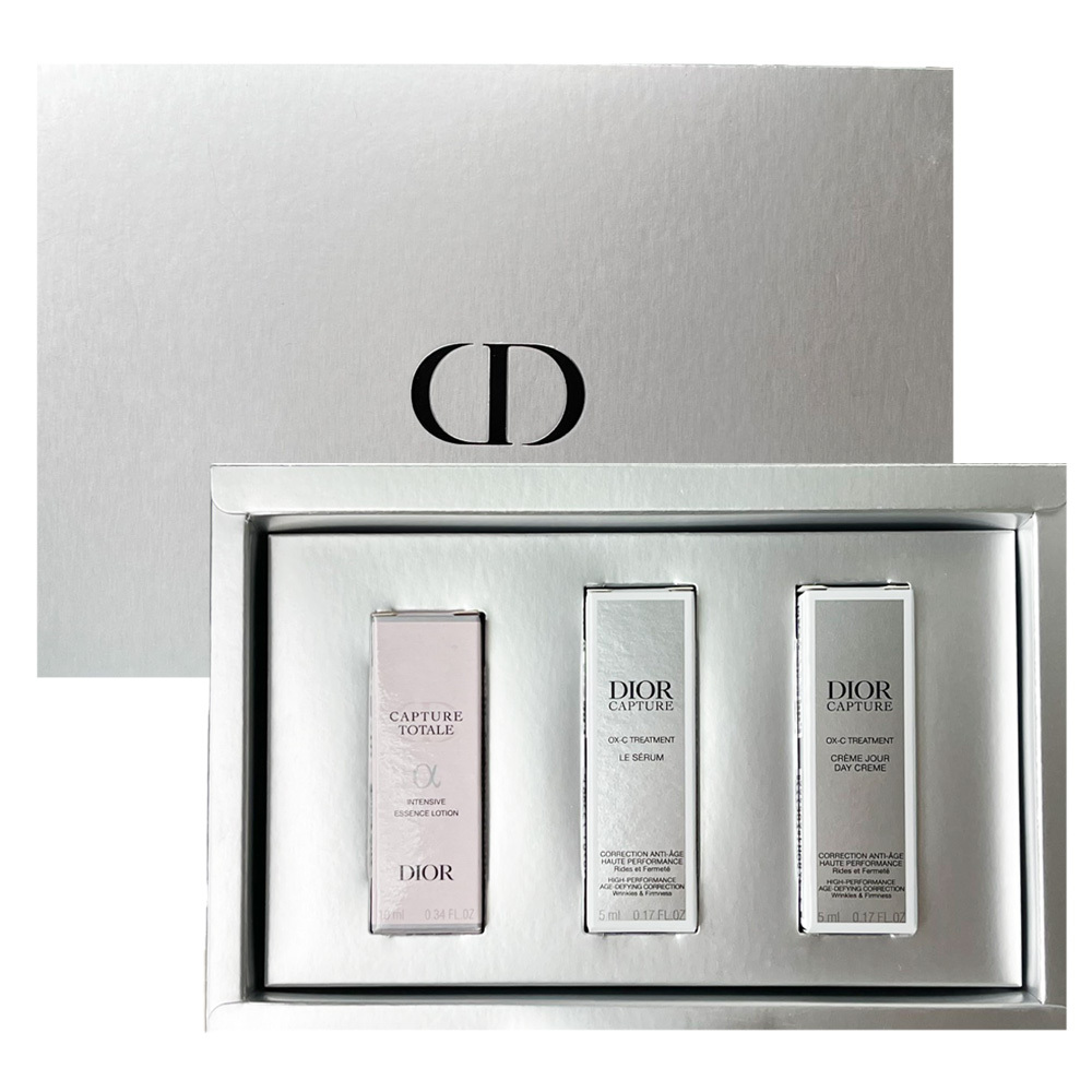 Dior 迪奧 逆時活氧膠原豪華禮 -逆時能量奇肌露10ml+逆時活氧膠原霜5ml+逆時活氧膠原精華5ml