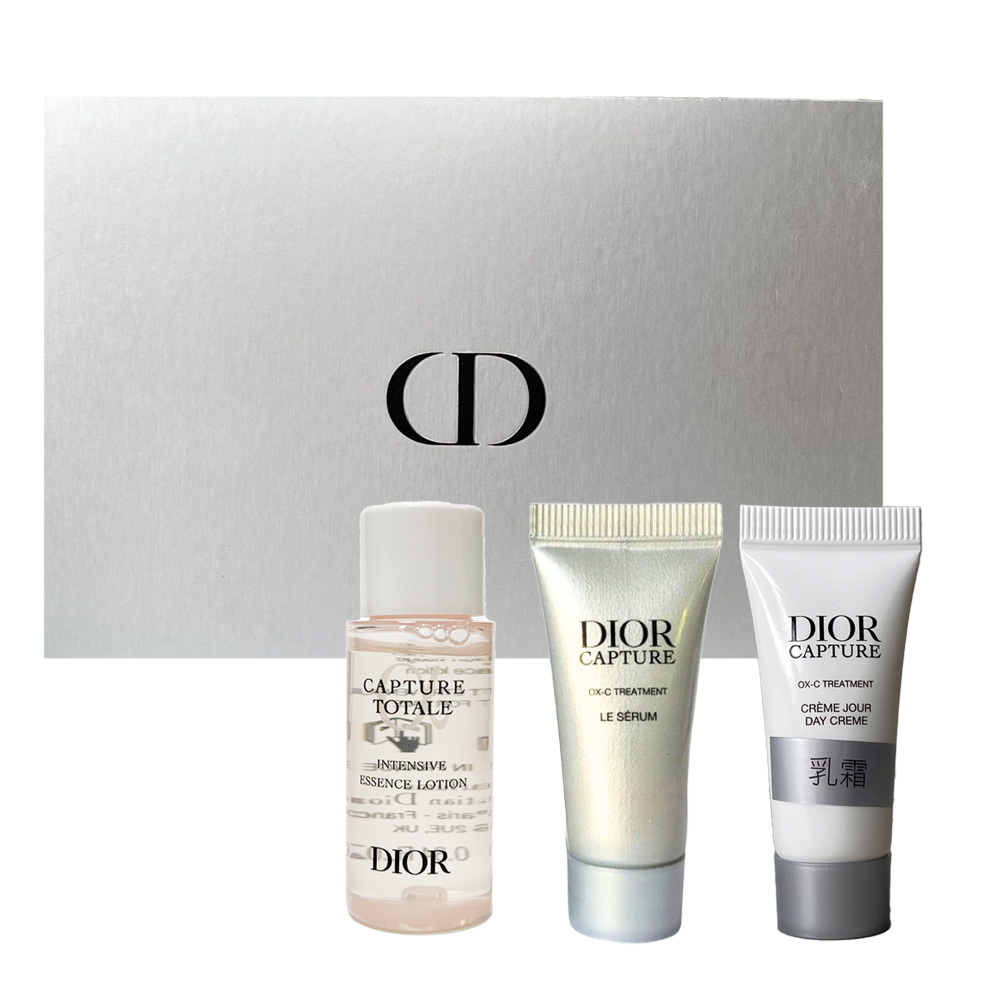 Dior 迪奧 逆時活氧膠原豪華禮 -逆時能量奇肌露10ml+逆時活氧膠原霜5ml+逆時活氧膠原精華5ml