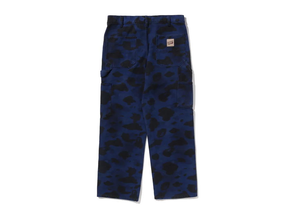 【BAPE男生】0124 發售 寬版 SOLID 1ST CAMO GARMENT DYED RELAXED FIT WORK PANTS