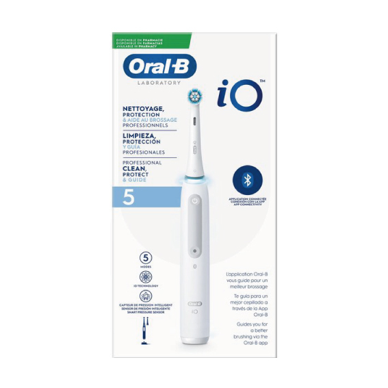 Oral-B iO Series 4 Plus 5modeElectric Toothbrush磁動智能牙刷藍芽對應apps <平行進口> [白色]