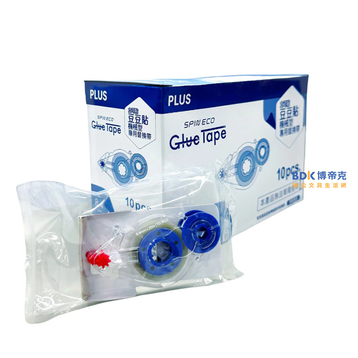 PLUS 台灣普樂士 豆豆貼SPIN ECO替帶 TG-611-10P 10入
