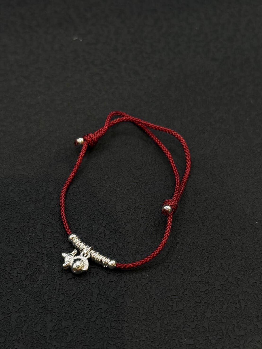 HM5446 ⚪️925 銀 QQ錢花小馬抽拉手鍊