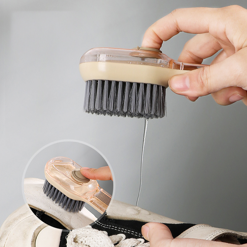 多功能按壓式出液軟毛刷