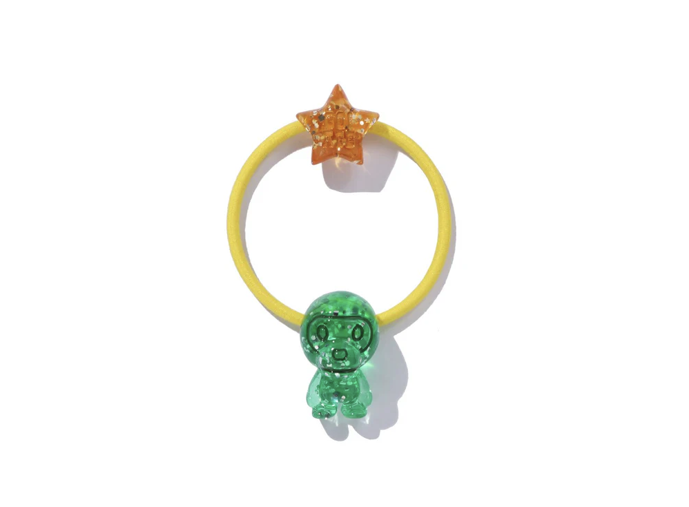 【BAPE配件】0124 發售 BABY MILO GLITTER ACRYLIC RUBBER BAND SET