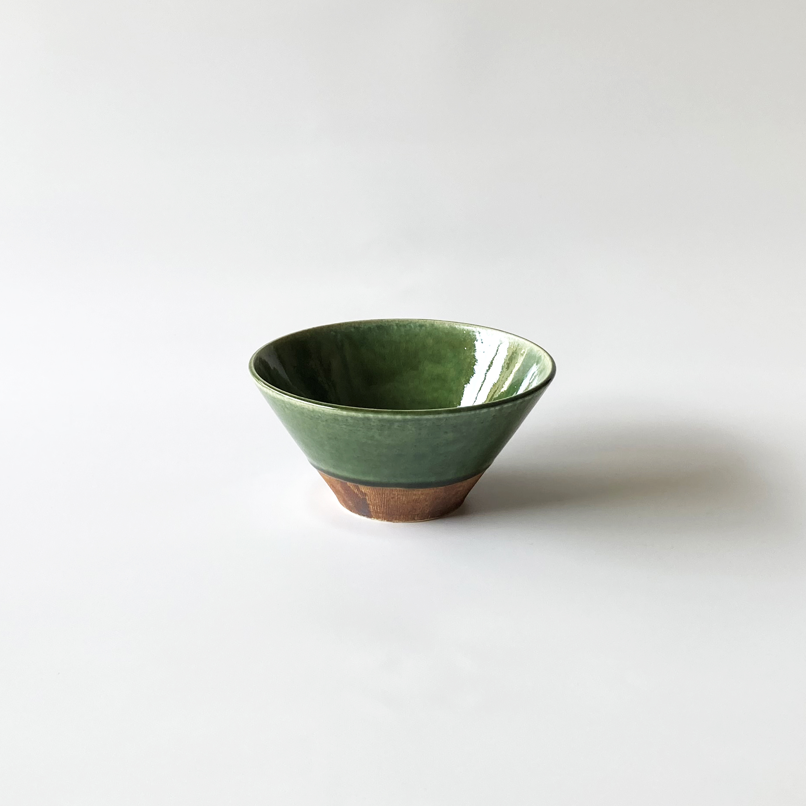 不動窯 - 織部櫛紋 深盛缽（小）