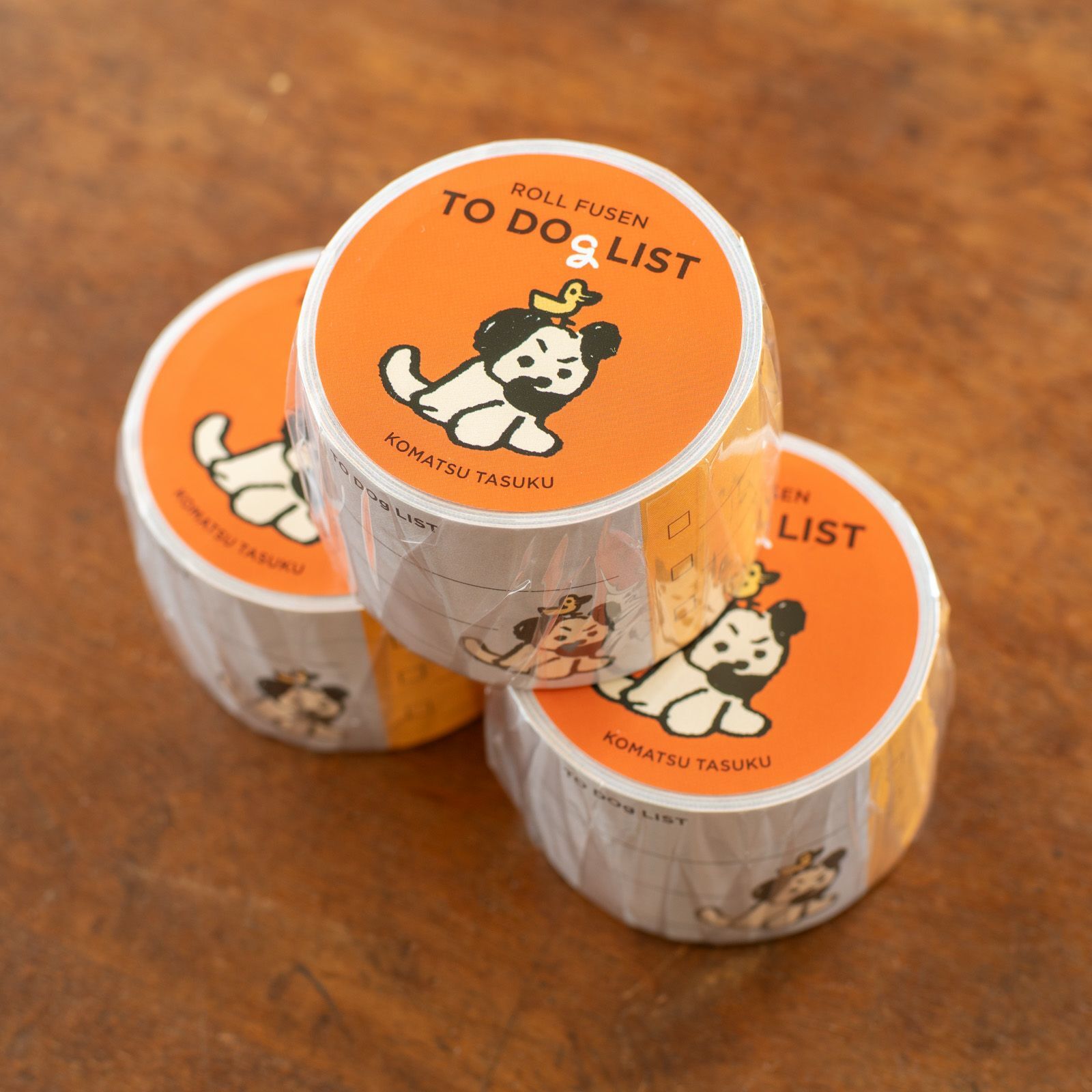 コマツタスク「TO DOG LIST」狗狗待辦清單 捲式便利貼 / 手紙社 / JAPAN