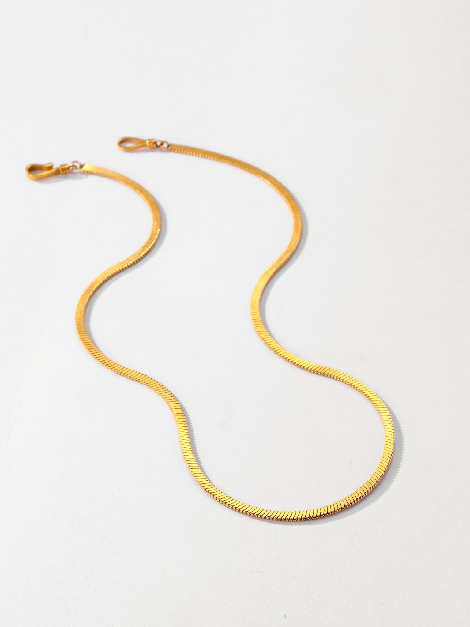 UCDF 基礎款 蛇骨 金 銀 掛扣 項鏈 UCA029