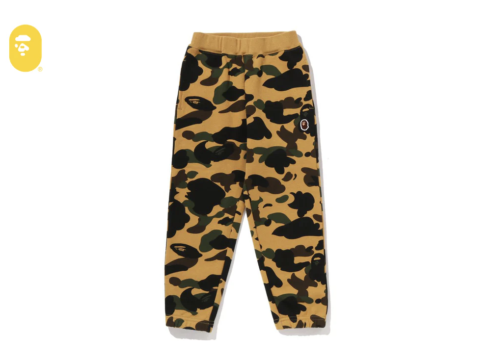 【BAPE童裝】0124 發售 1ST CAMO ONE POINT SWEAT PANTS