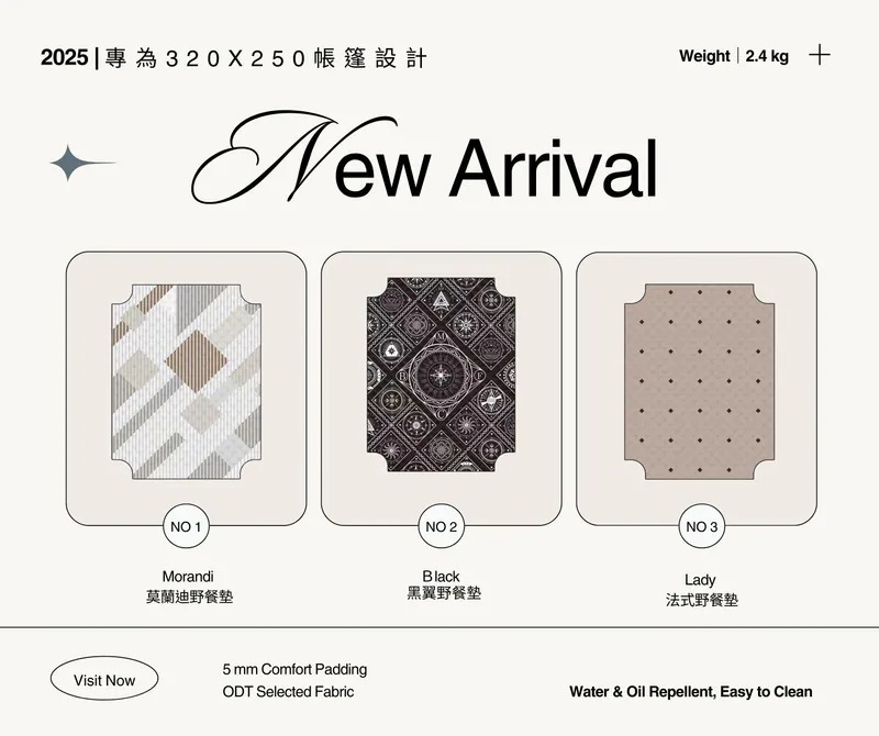 MBCF露營狂 ODT專用地墊 320×250cm