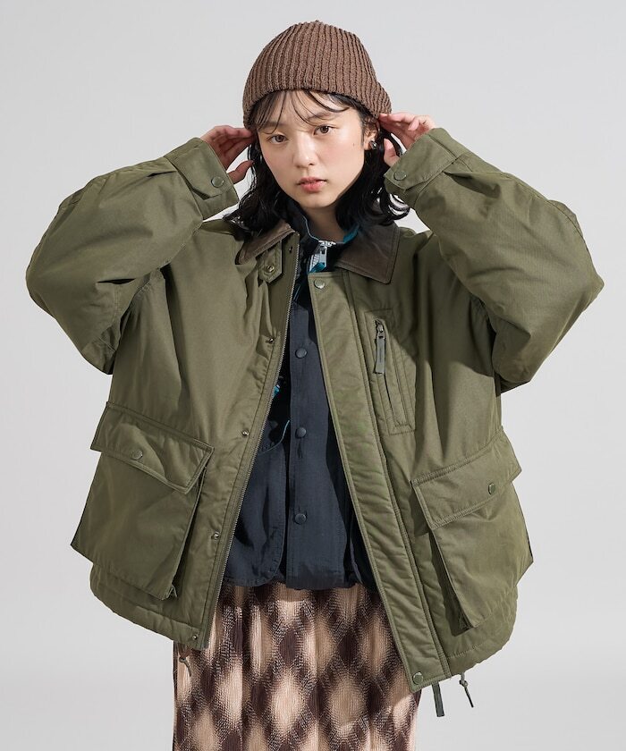 🇯🇵 FREAK'S STORE 短版尼龍外套 絎縫夾克 多口袋 撞色領口 / 預購