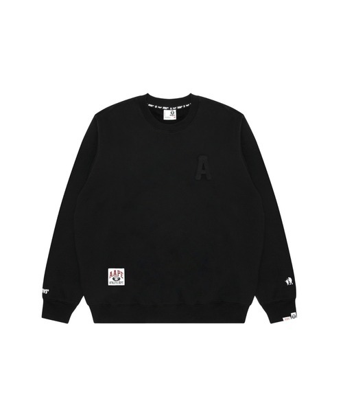 【AAPE】0123發售新品 AAPE MAIN CREW NECK SWEAT
