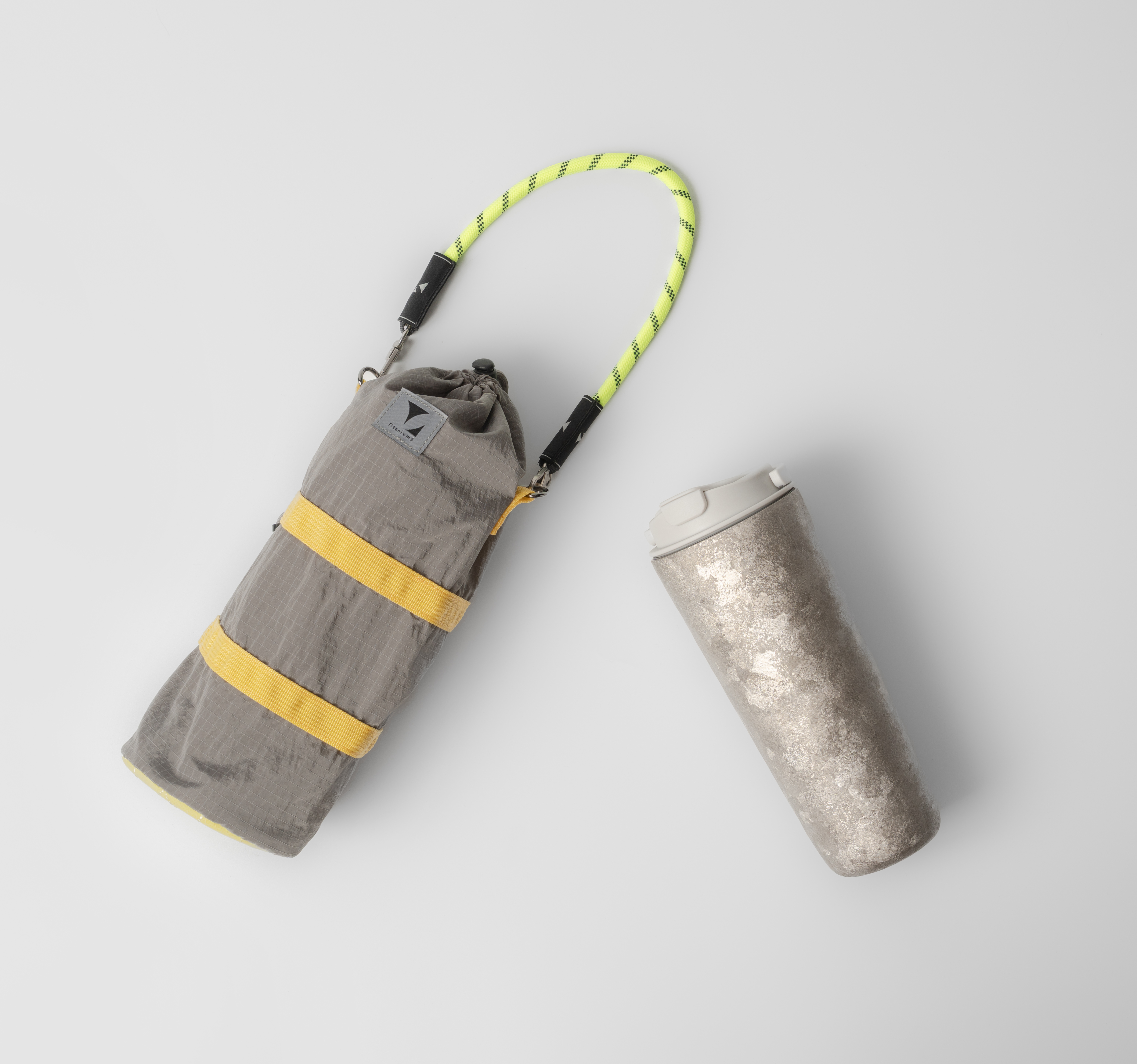 TiO跳跳包+跳跳繩 螢光黃灰特惠組合