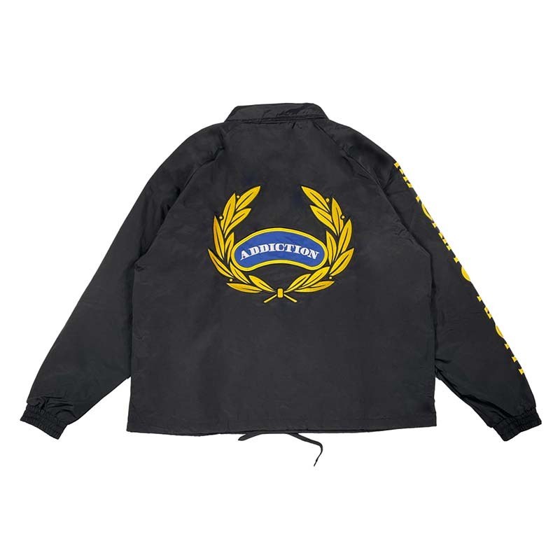 MTA Nylon Coach Jacket  防風 刺繡 尼龍 教練外套 黑色 M25AWCJ01-BK [台灣現貨]