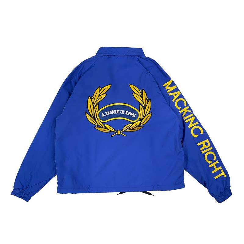 MTA Nylon Coach Jacket  防風 刺繡 尼龍 教練外套 藍色 M25AWCJ01-BL [台灣現貨]