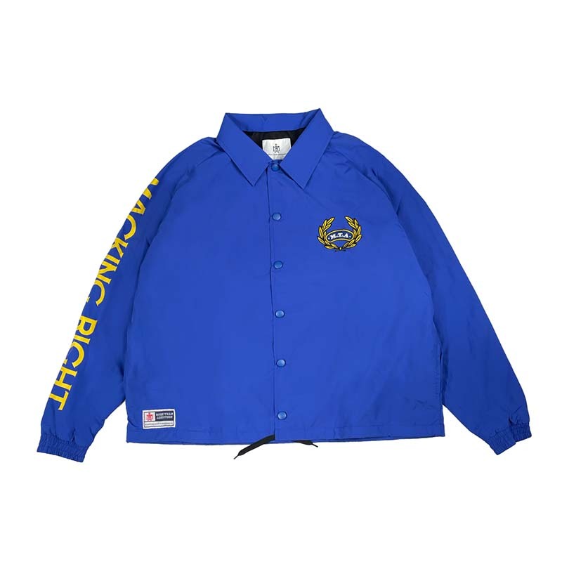 MTA Nylon Coach Jacket  防風 刺繡 尼龍 教練外套 藍色 M25AWCJ01-BL [台灣現貨]