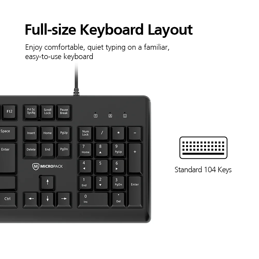 Micropack Classic 有線鍵盤 K-205