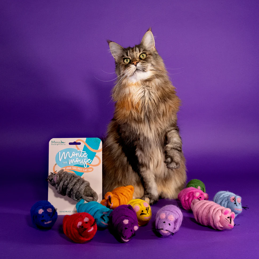 Mimis Daughters｜蒙特鼠2米羊毛氈貓咪玩具