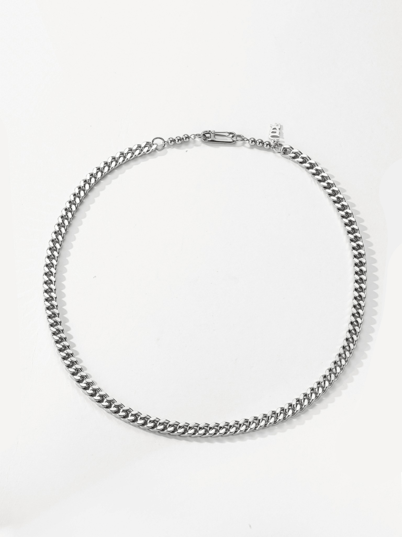 UCDF 經典古巴鏈 設計感 圓球尾鏈 項鏈 UCA027