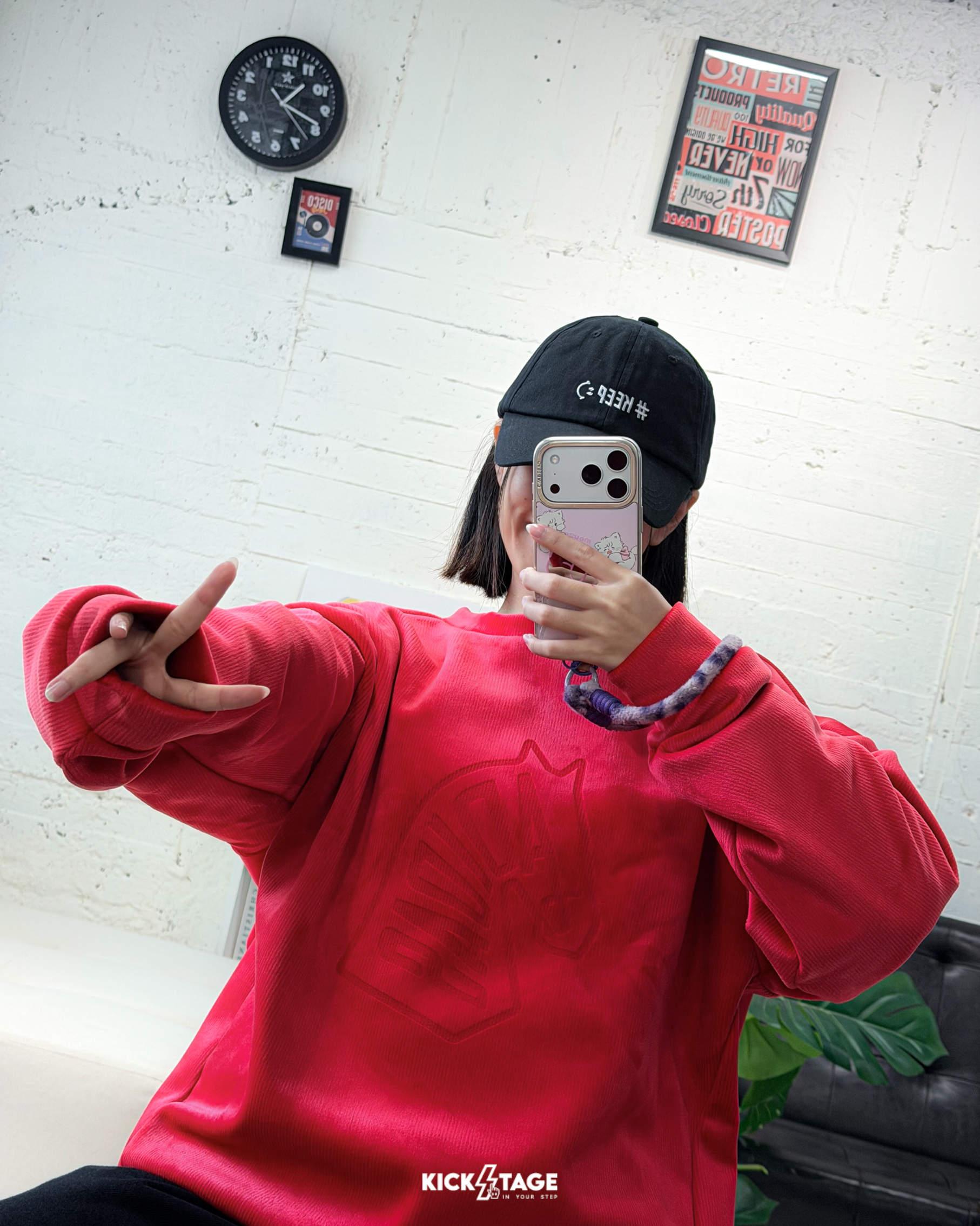 男款 ADIDAS NYR GFX SWT 紅色 米色 CNY 新年 馬年 寬鬆 絲絨 內刷毛 長T【KE4068/KE4069】ADLP