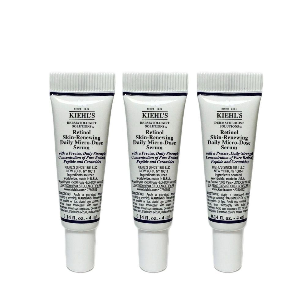 3x KIEHL'S 科顏氏 醫學淡紋緊緻再生精華 4ml 包裝版本隨機發送 [平行進口]
