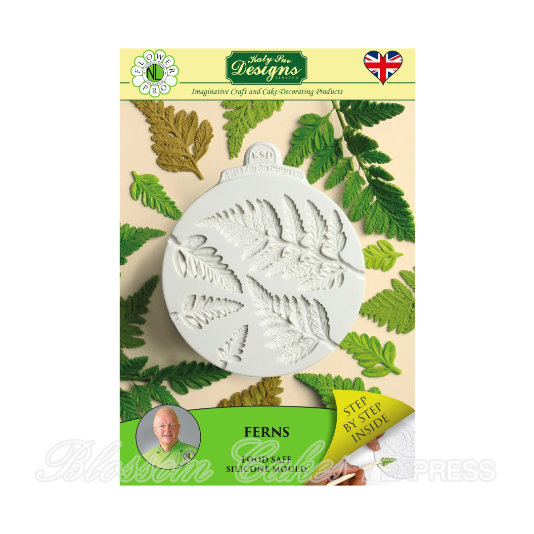 Katy Sue Designs - Flower Pro Ferns Silicone Mould