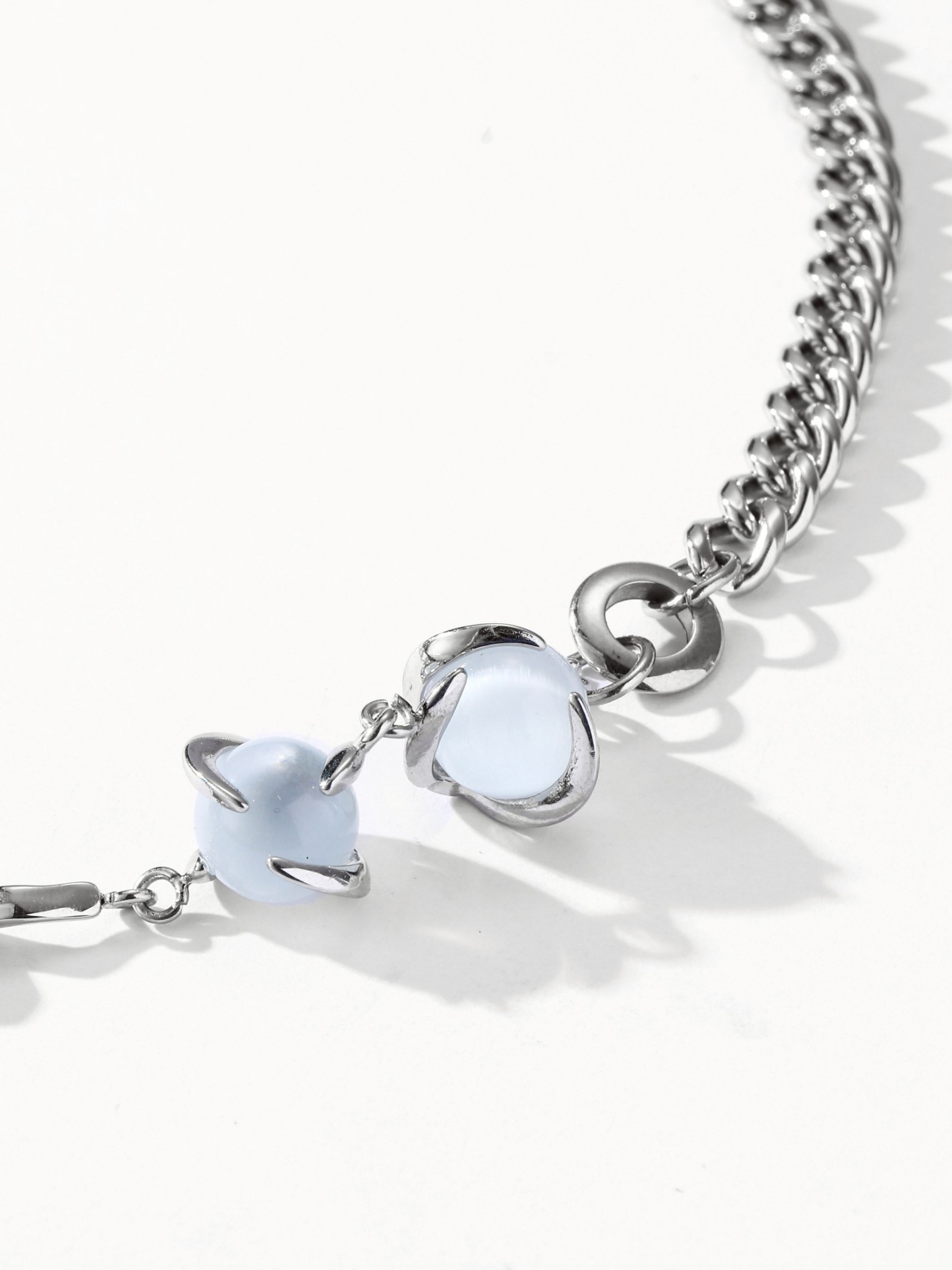 UCDF 貓眼石 白晝 拼接 項鏈 UCA025