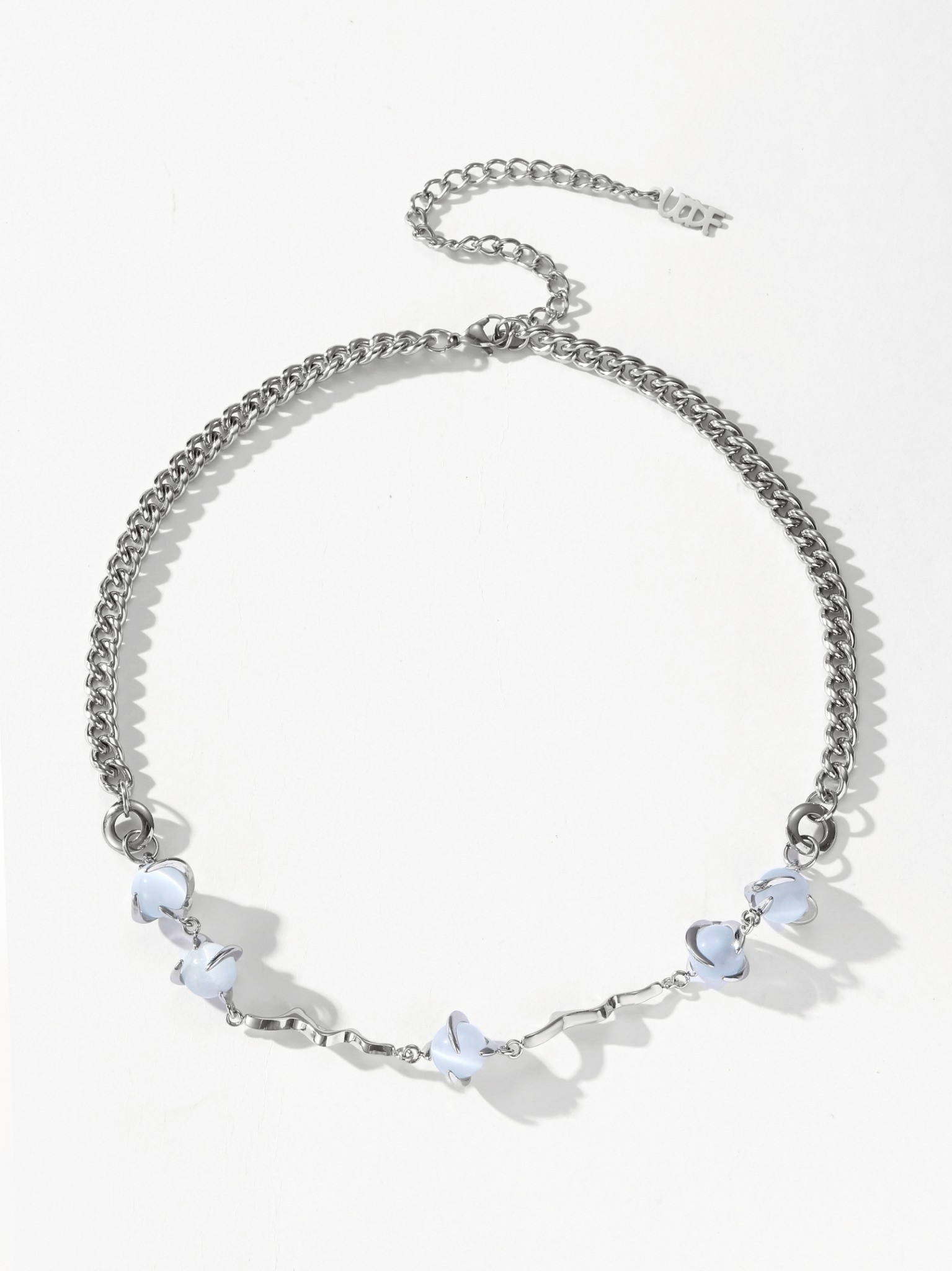 UCDF 貓眼石 白晝 拼接 項鏈 UCA025