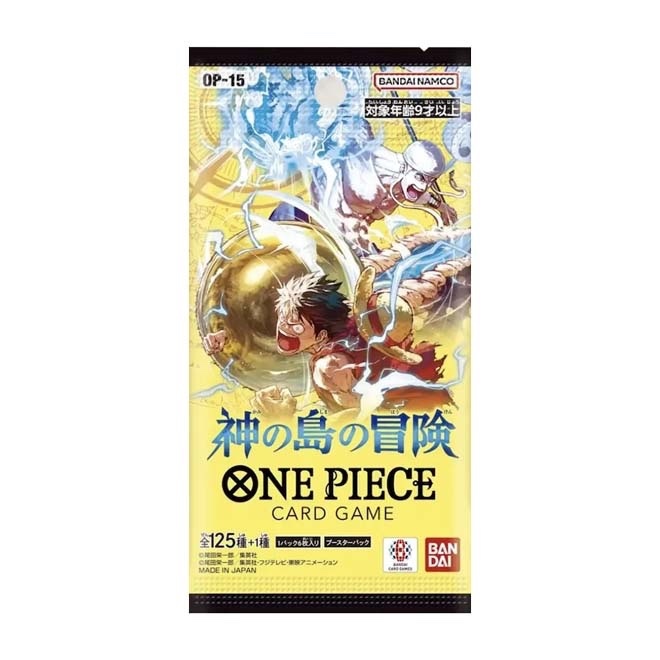 One Piece Card Game OP15 神之島的冒險掛盒補充包日版