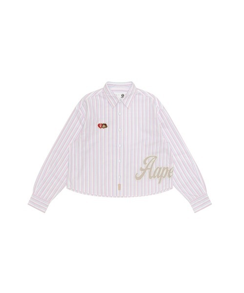 【AAPE女生】0123發售新品 AAPE MAIN LONG SLEEVE SHIRT