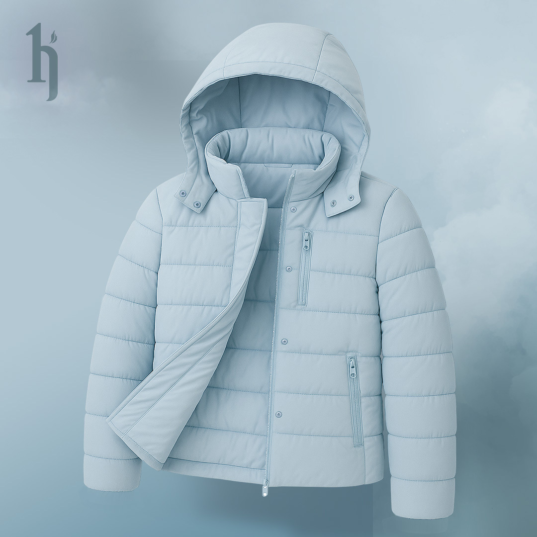 蓄熱雲絲絨外套-莫迪藍